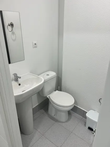 Baños del albergue