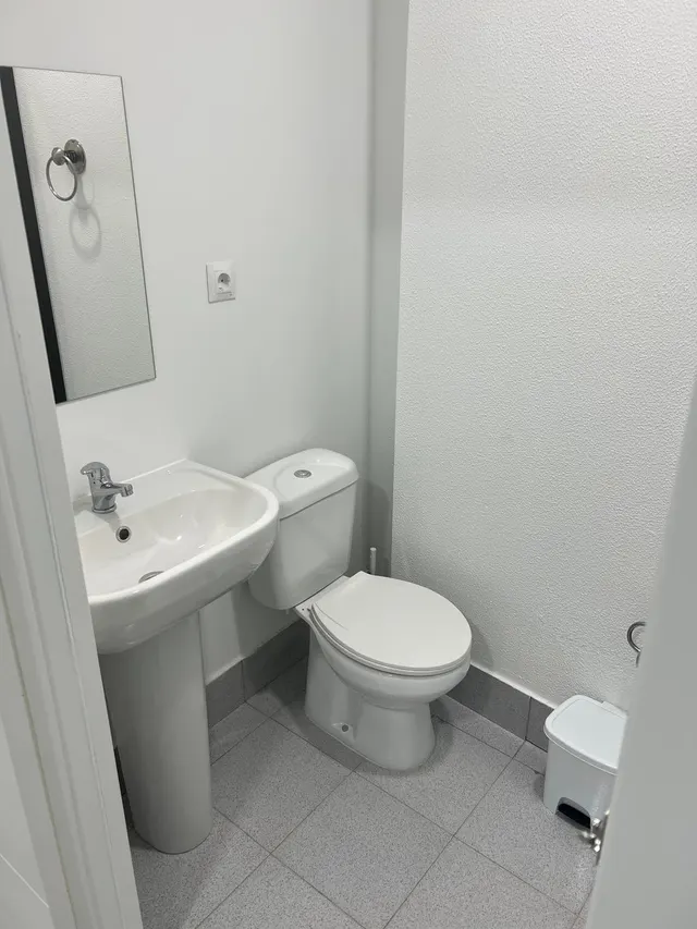 Baños del albergue